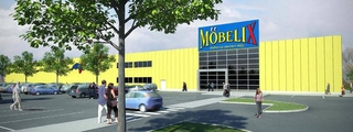 Möbelix Banská Bystrica - department store, new building