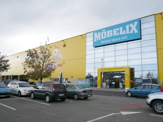 Möbelix Košice – Obchodný dom, novostavba